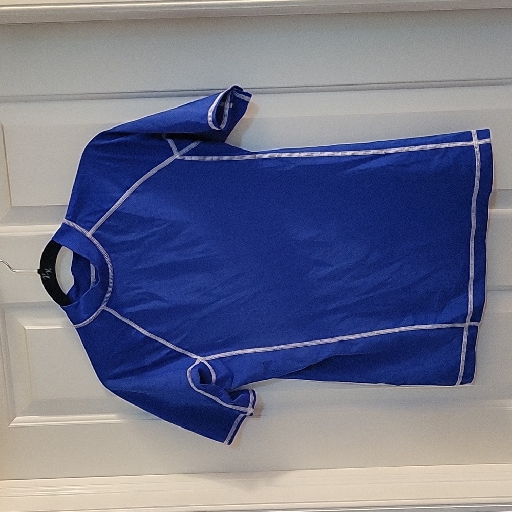 Lands end royal blue rashguard large